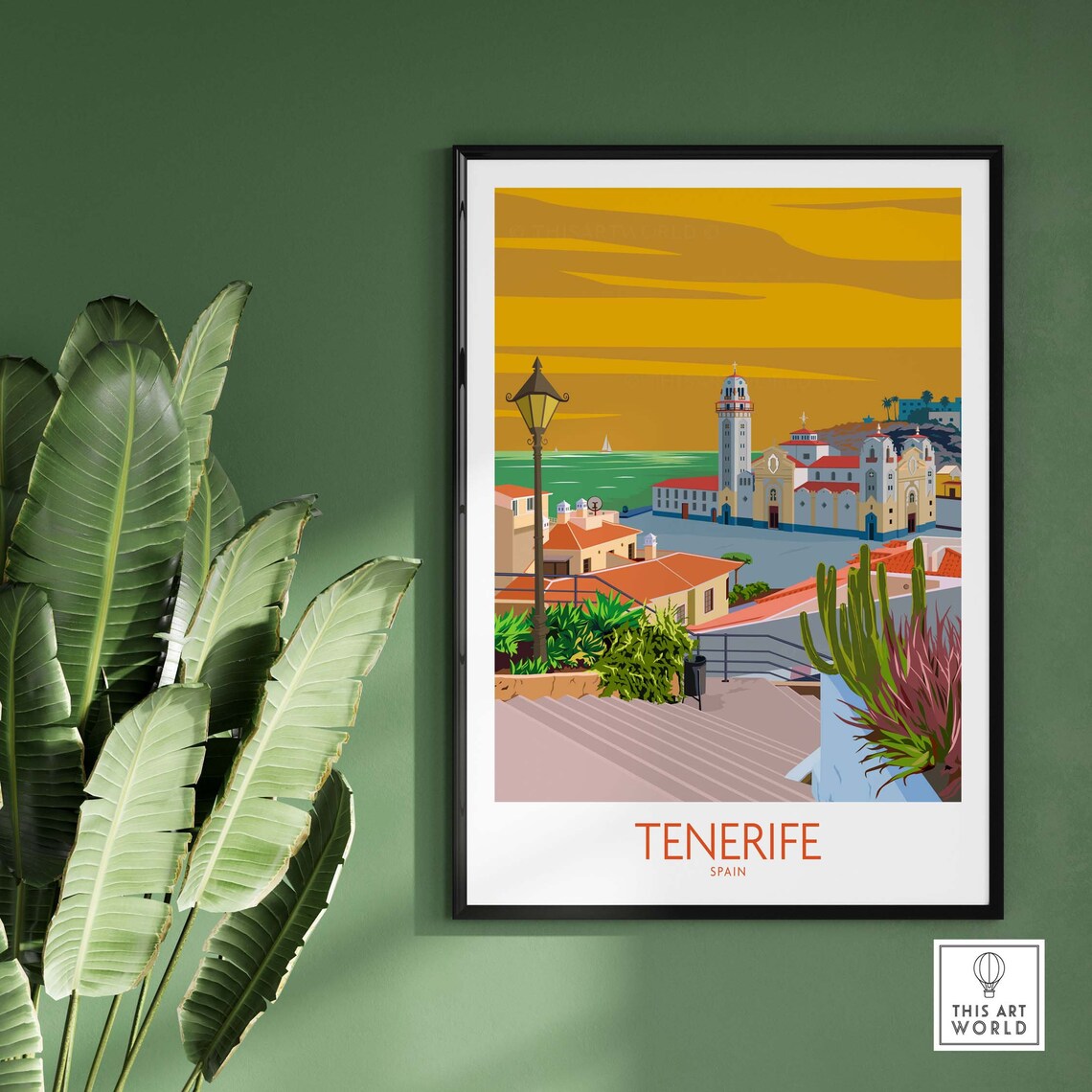 Tenerife Travel Poster, Spanish Wall Art Print - Image 2