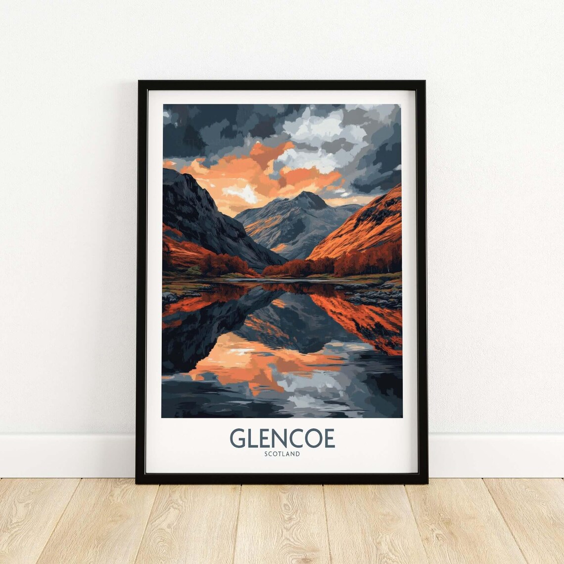 Glencoe Wall Art Poster, Scotland Housewarming Gift - Image 5