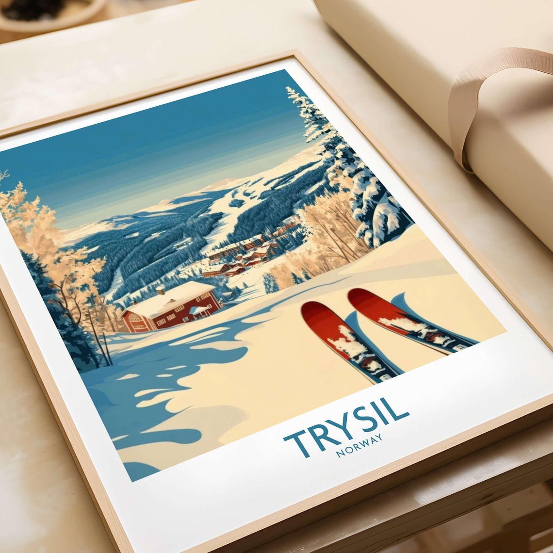 Trysil Ski Resort, Winter Sports Adventure Art Print
