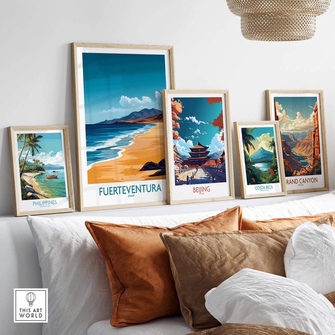 Fuerteventura Travel Poster, Island Wall Decor - Image 3