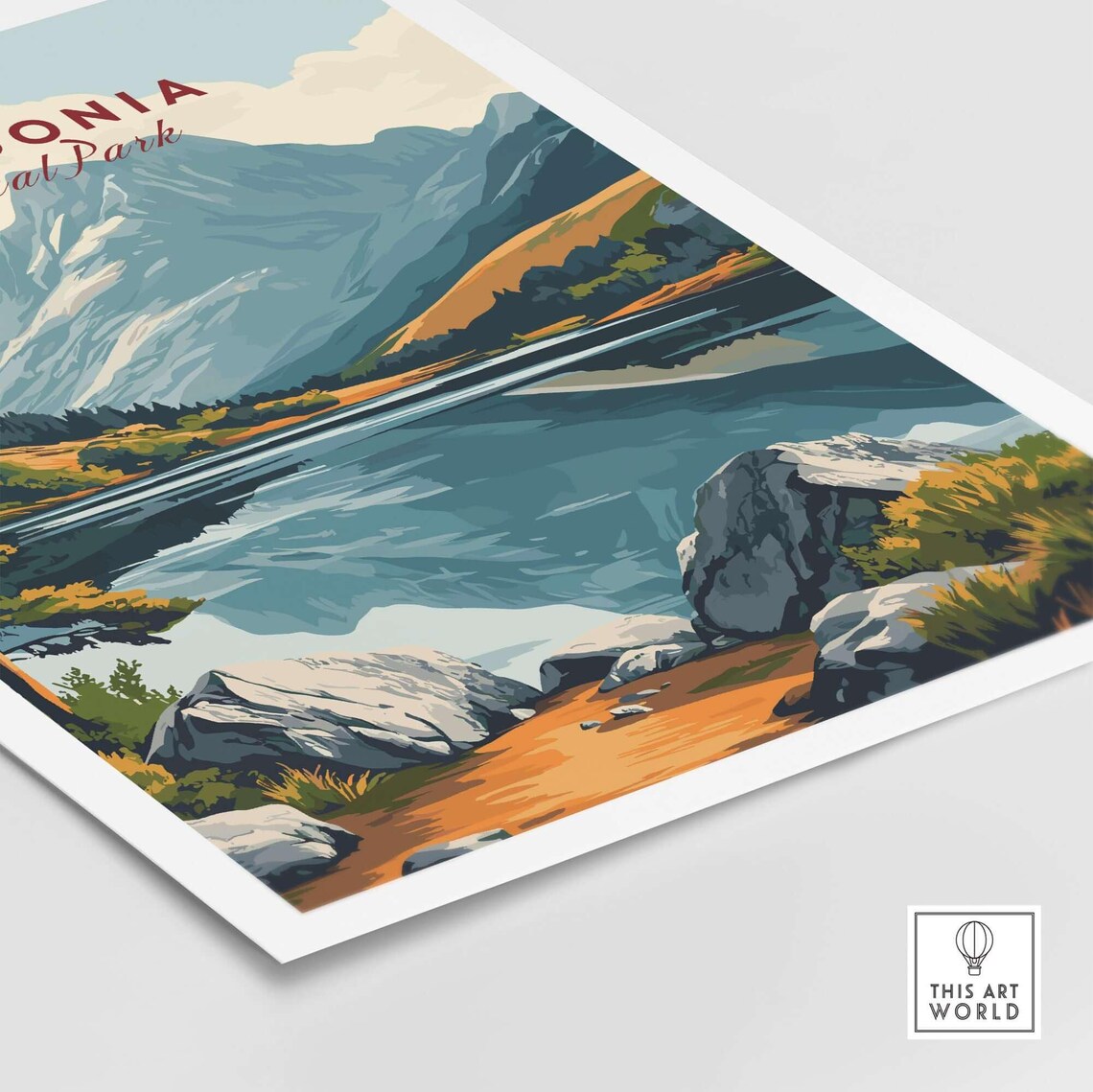 Snowdonia National Park - Vintage Travel Poster - Image 5