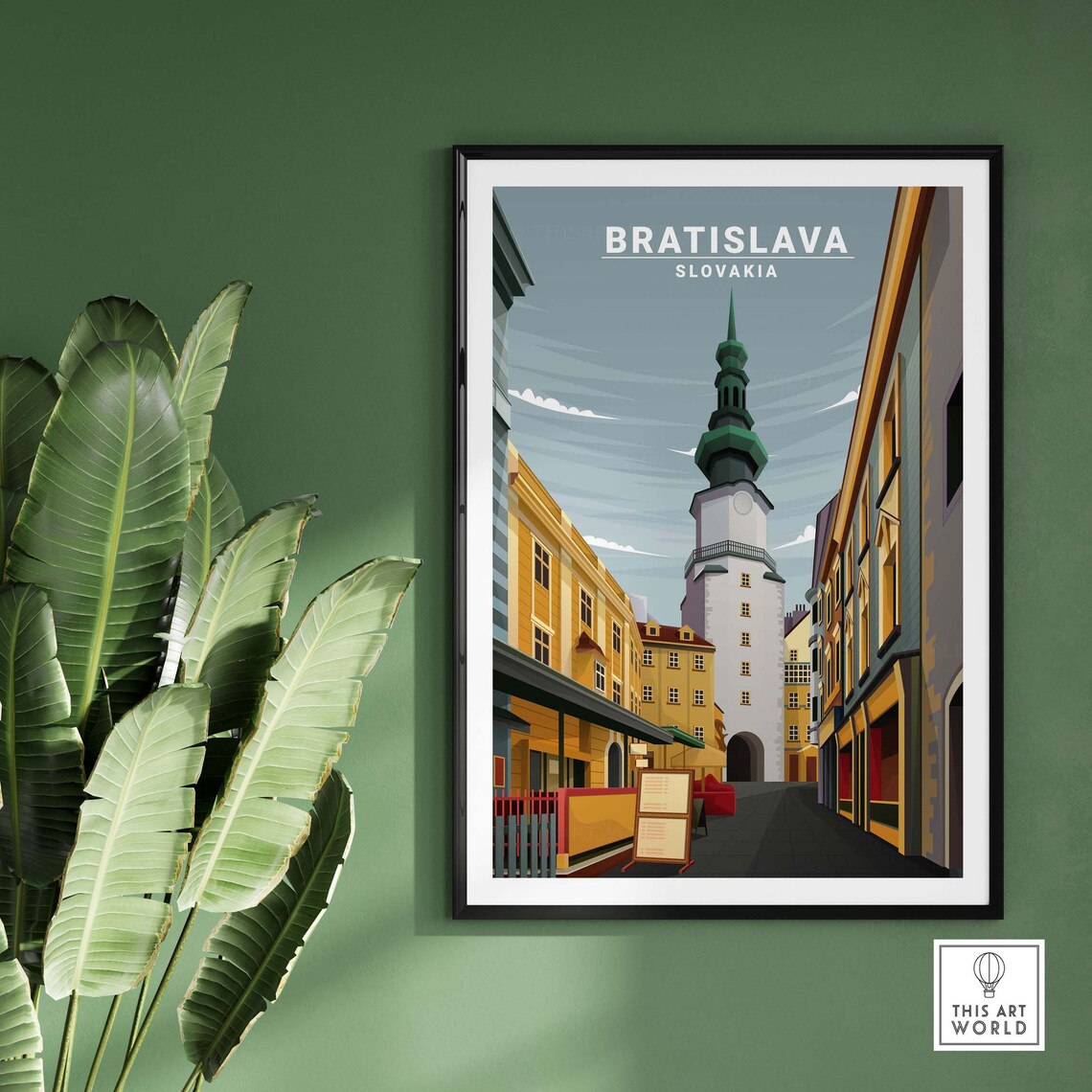 Bratislava Poster, Slovakia Travel Poster Art Print - Image 3