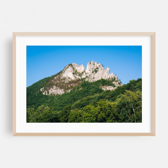 West Virginia Rocky Mountain Ridge Forest Nature Photo Print