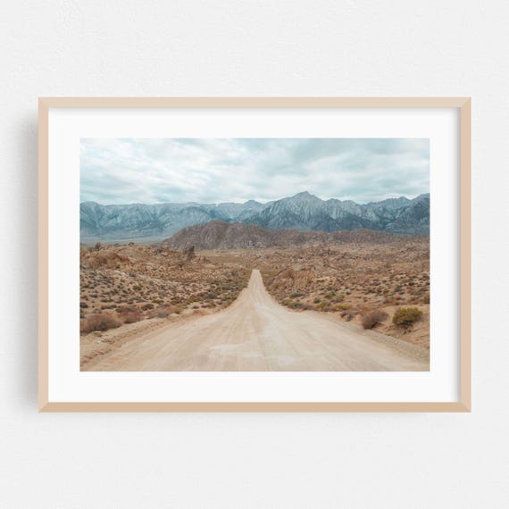 Lone Pine Print Wall Art Desert Framed Mountain Home Decor Landscape Poster Nature Fine Scenic Wilderness