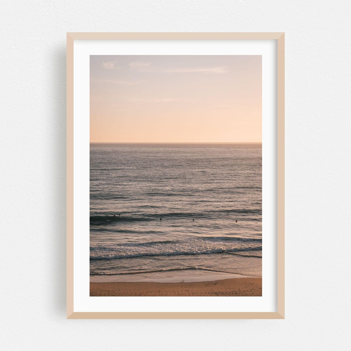 Dana Point Print Wall Art Sunset Framed Ocean Home Decor Beach Poster Coast Fine Waves Surf Minimalist