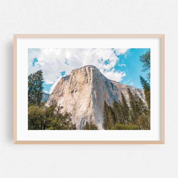 Print Mountain Wall Art Nature Framed Landscape Home Decor Scenic Poster Wilderness Fine Photography El Capitan