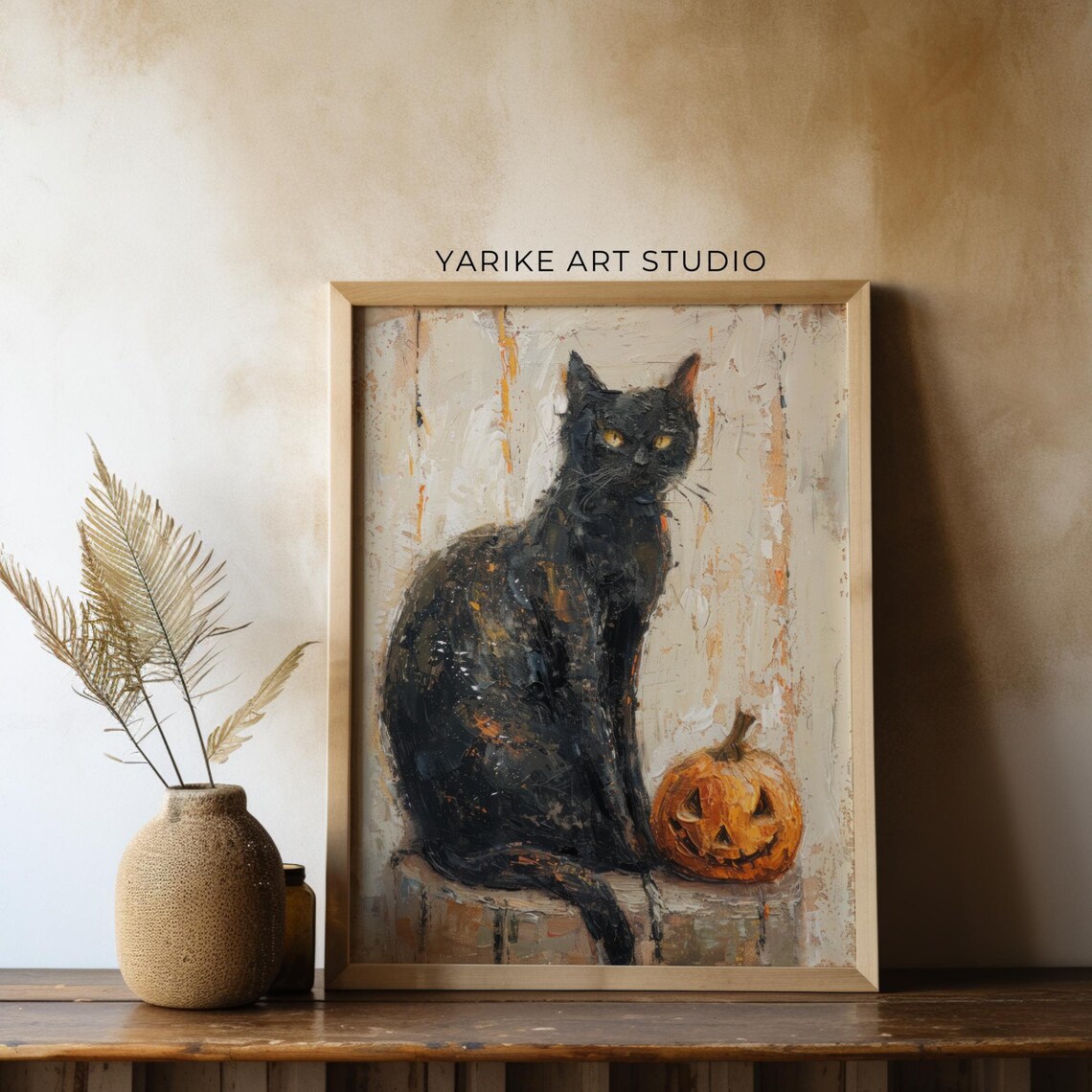 3 Easy Steps Download and Frame Instruction Card for Digital Art Poster - Image 2