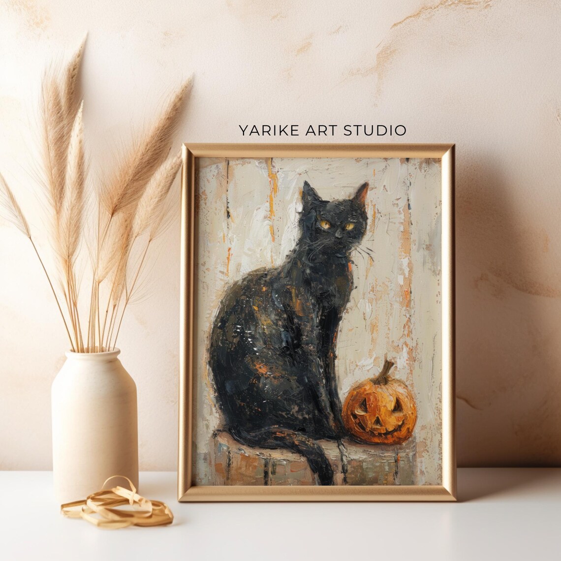 3 Easy Steps Download and Frame Instruction Card for Digital Art Poster - Image 4