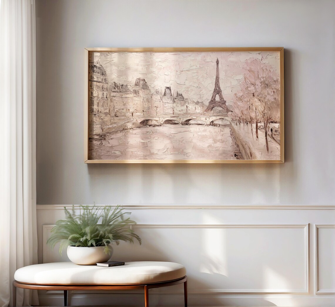 Paris Eiffel Tower Impressionist Travel Poster - Image 2