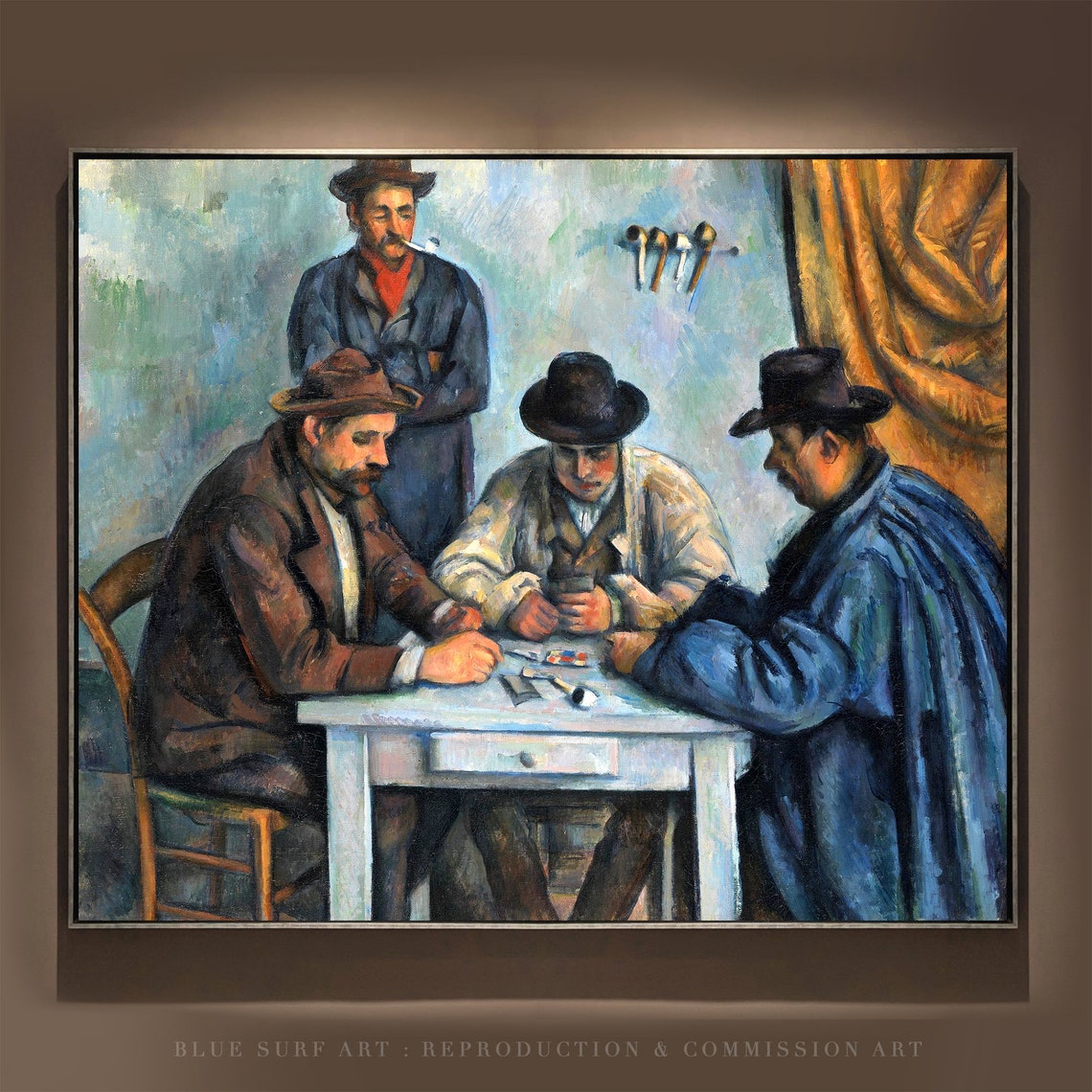 Paul Cezanne The Card Players Classic Men Playing Cards Poster