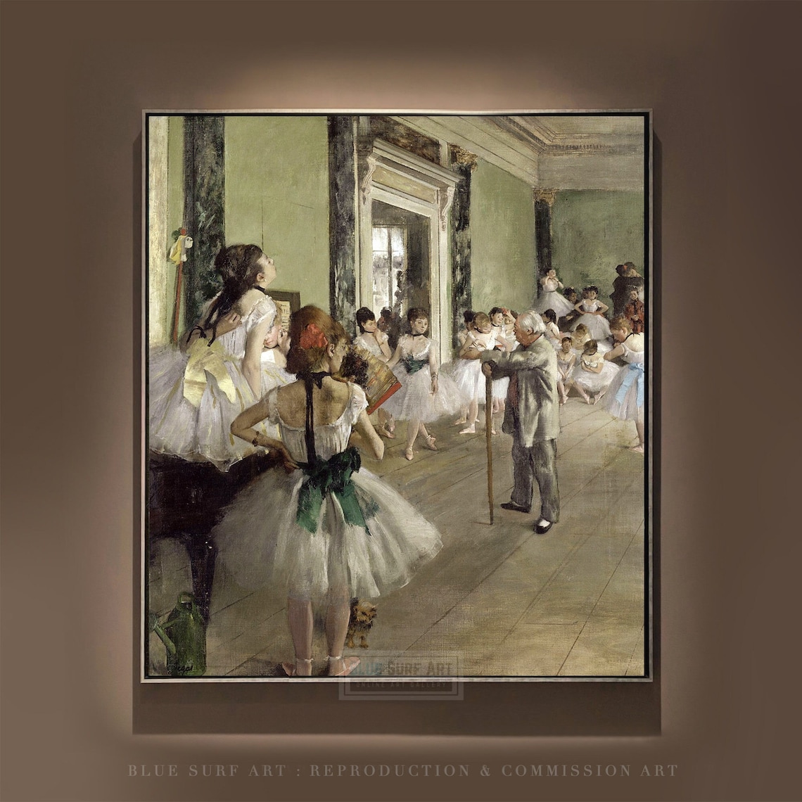 The Ballet Class By Edgar Degas Reproduction Art Wall Art Degas Housewarming Gift Ballet Class Home Decor Art Painting