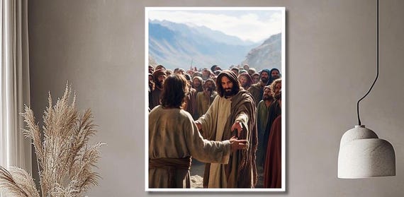 Ascension Wall Art Divine Light Print Heavenly Clouds Wall Decor Spiritual Inspiration Art