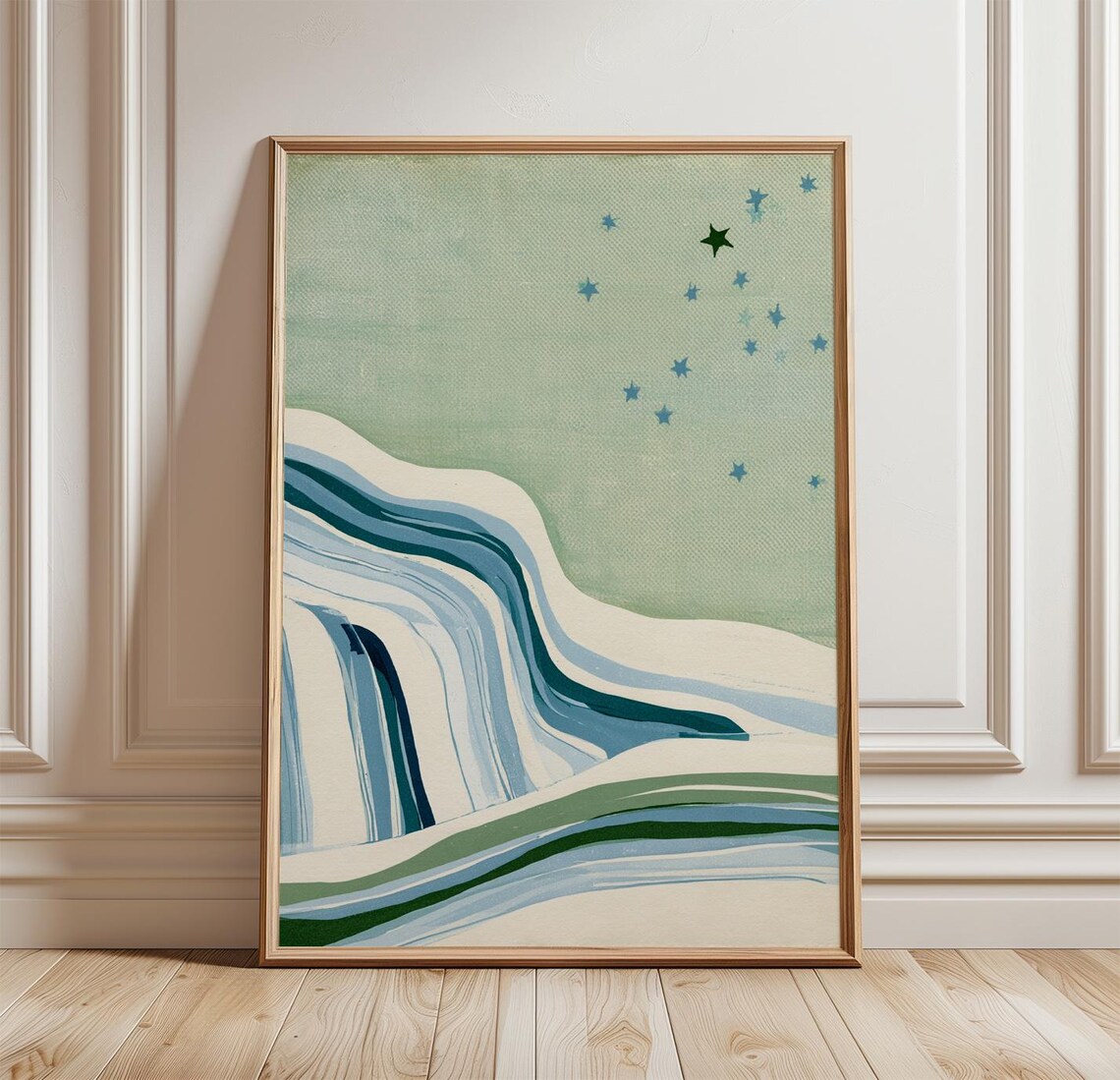 Northern Landscape, Minimalist Art Print