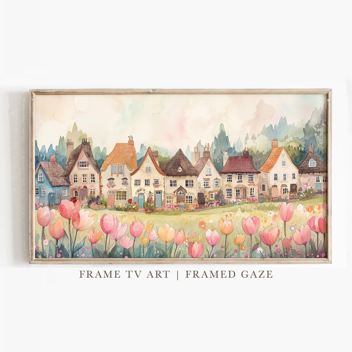 Easter Countryside Spring Home Decor Art Print