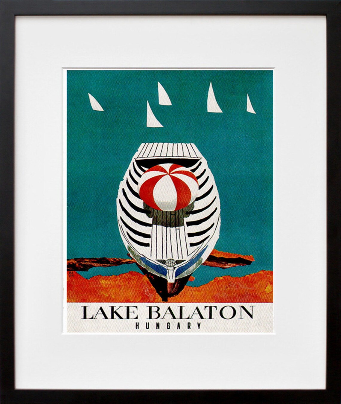 Hungary Travel Poster, Hungarian Wall Art