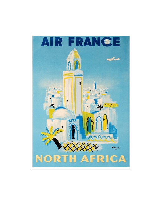Travel Poster Africa Art North African Print Xr2154