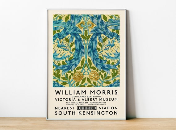 William Morris Exhibition - V&A Museum Poster