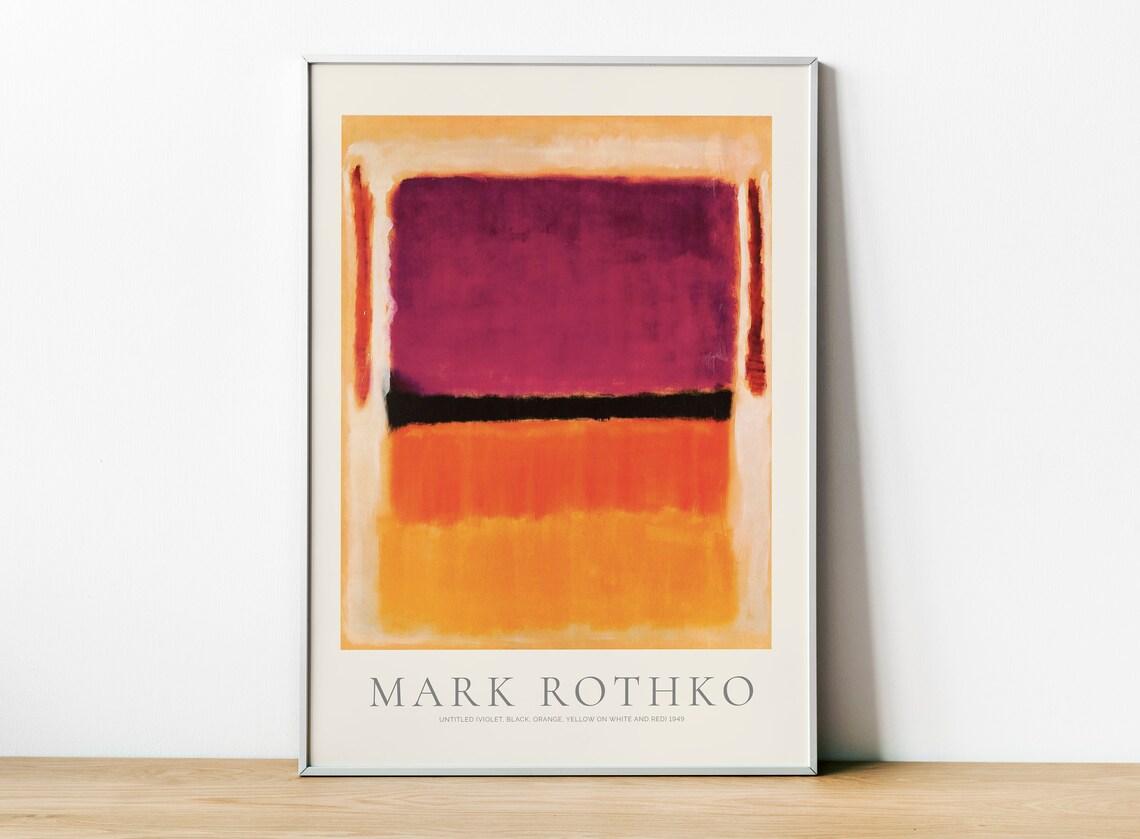 Mark Rothko Retrospective - Exhibition Poster