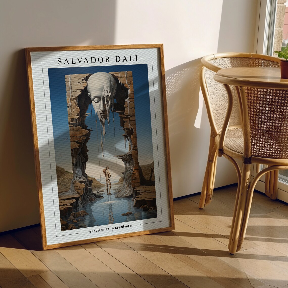 Salvador Dali Melting Thoughts Art Print - Image 2