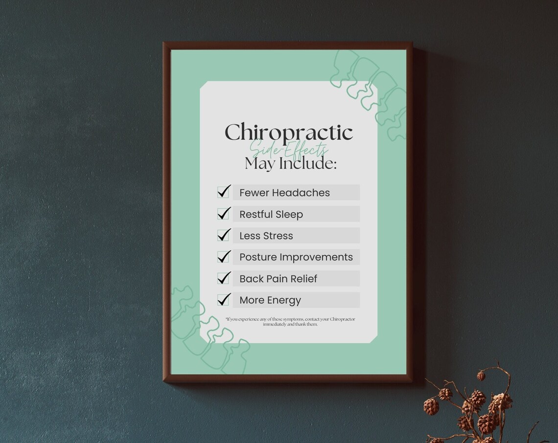 Chiropractic Sideeffects Quote Definition, Minimalist