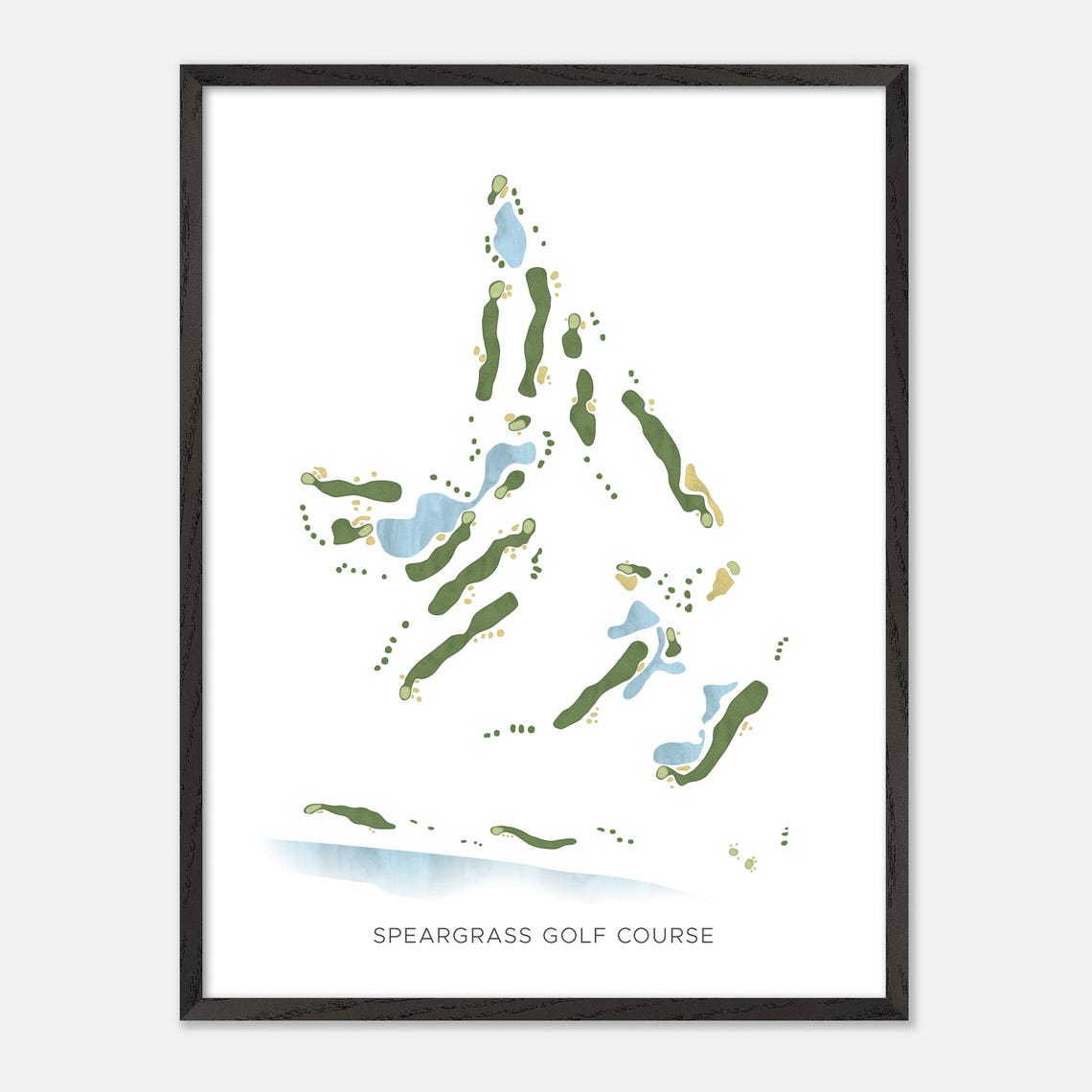 Speargrass Golf Course Canada Modern Minimalist Map Art Poster - Image 2