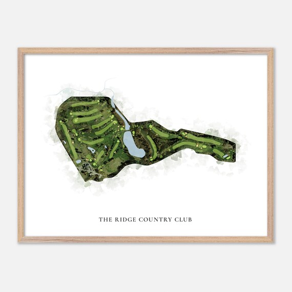 The Ridge Country Club Gilford New Hampshire Classic Watercolor Poster