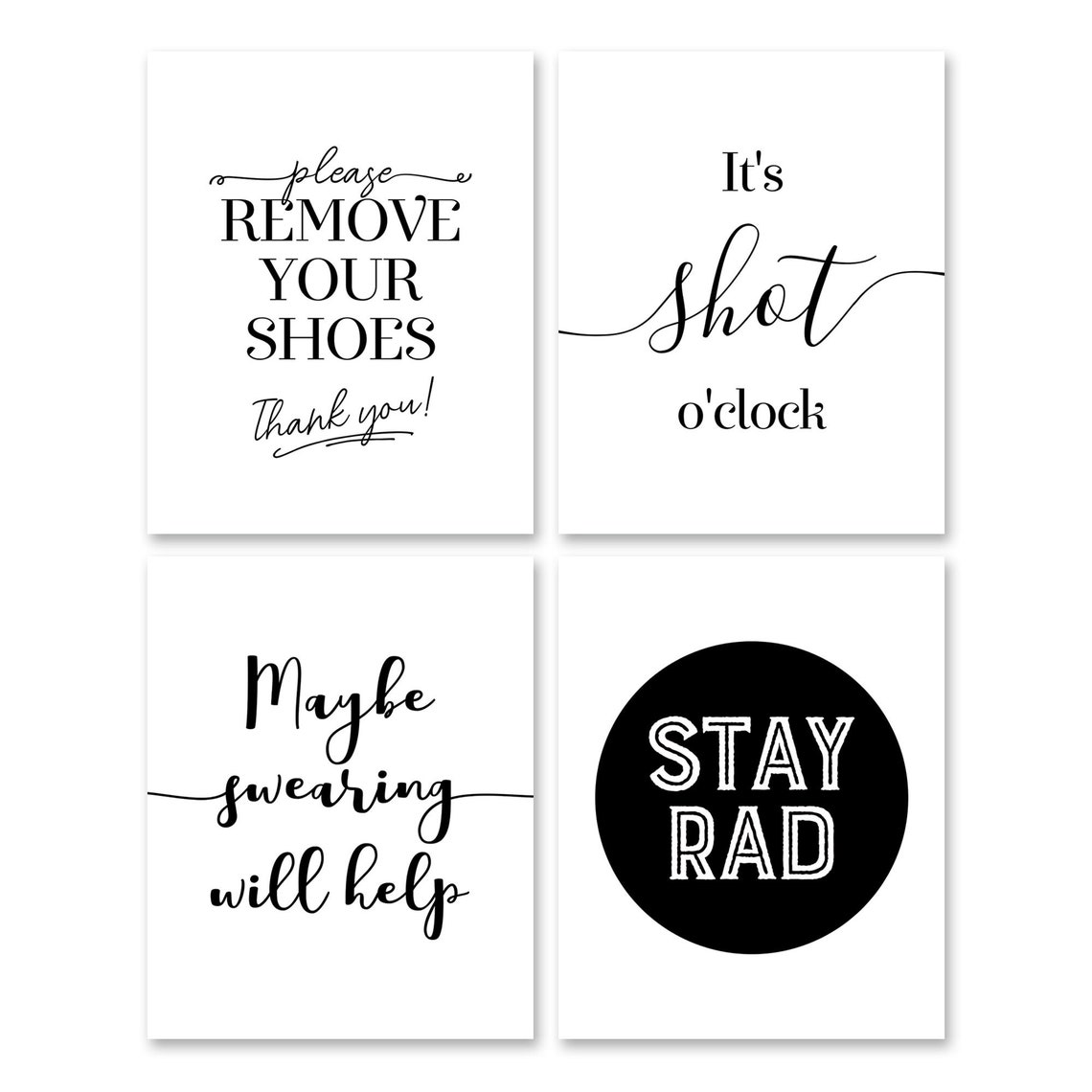Bestsellers 16 Prints Bundle Inspirational Quotes Home Decor Poster - Image 3