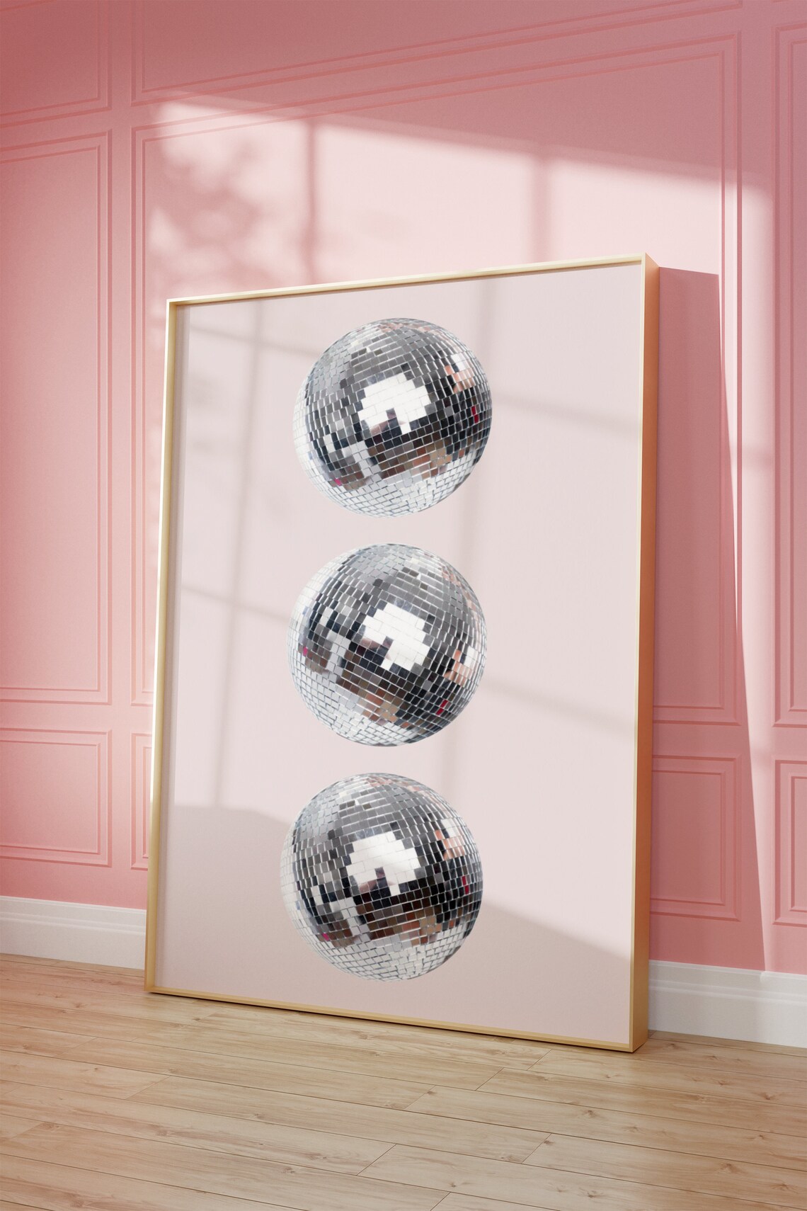 Disco Ball Art Print, Y2K Retro 90s Decor - Image 5