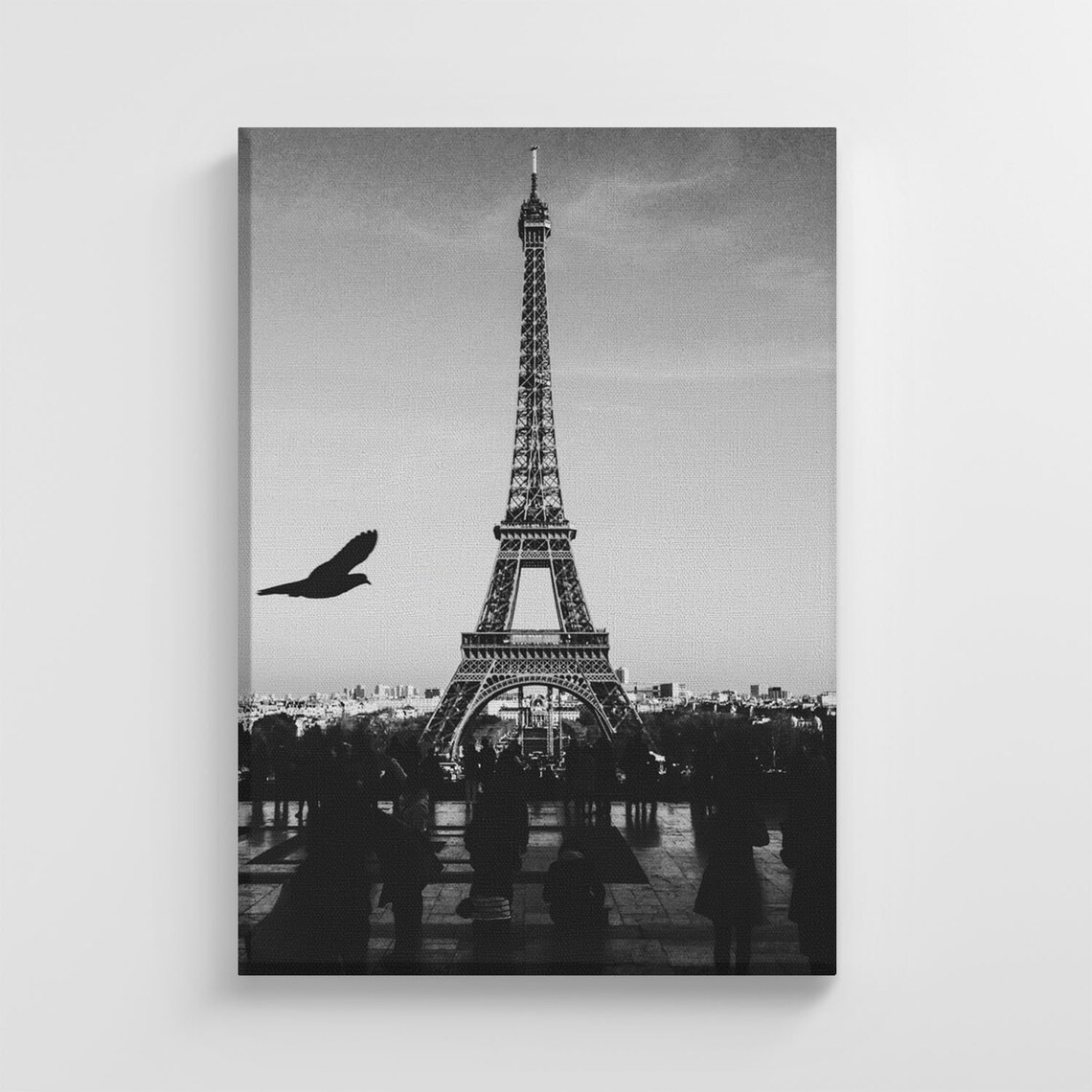 Urban Paris Love City, Eiffel Tower Art Print