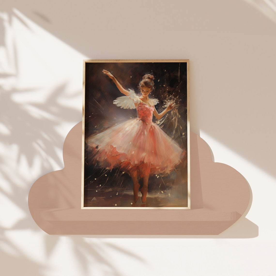 Girls Room Ballerina Painting Vintage Fairy Ballet Antique Ballerina Print Dance Studio Decor Nursery Wall Art Nb1 - Image 8