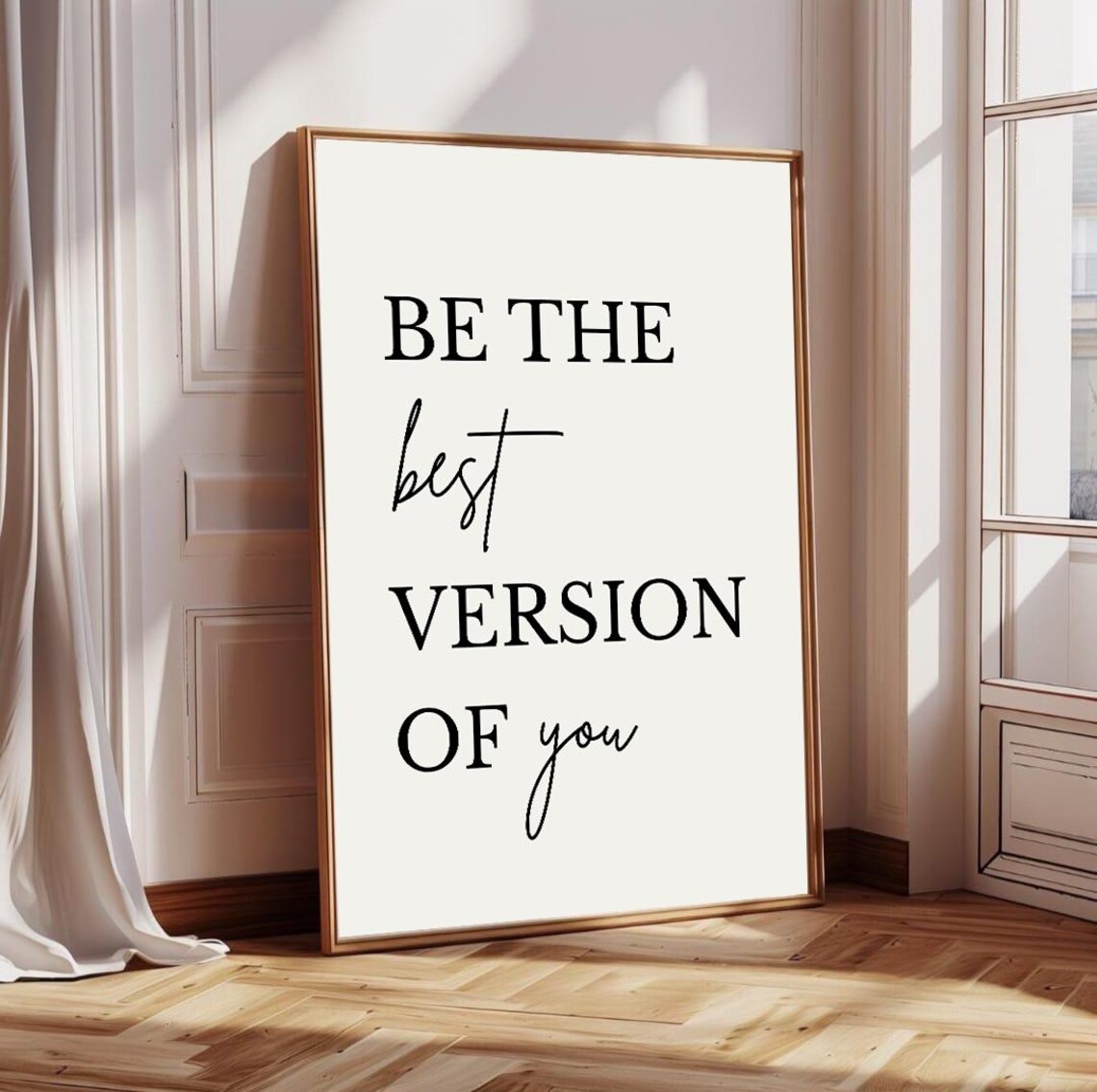 Motivational Quote Print, Funky Typography