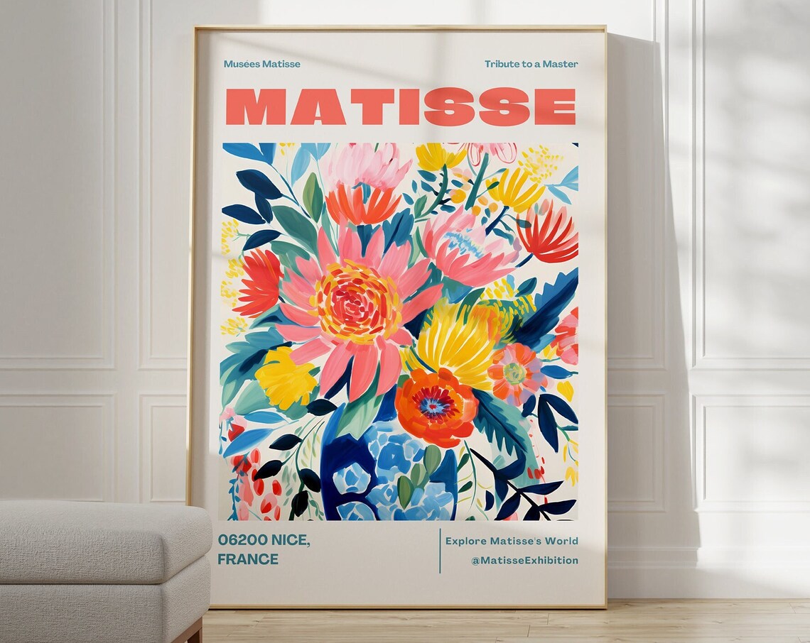 Henri Matisse Aesthetic Room Decor Poster