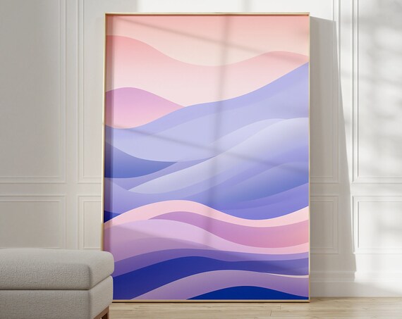 Abstract Wall Print Neutral Gallery Wall Art Exhibition Poster Modern Wall Art Aesthetic Room Decor Colorful Geometric Home Decor