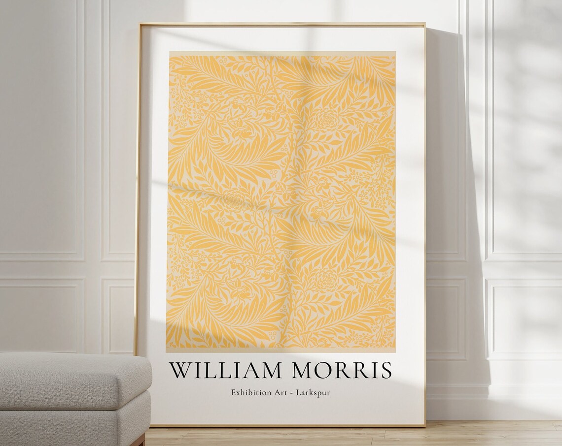 William Morris Poster, Mid-Century Botanical Art Print - Image 5