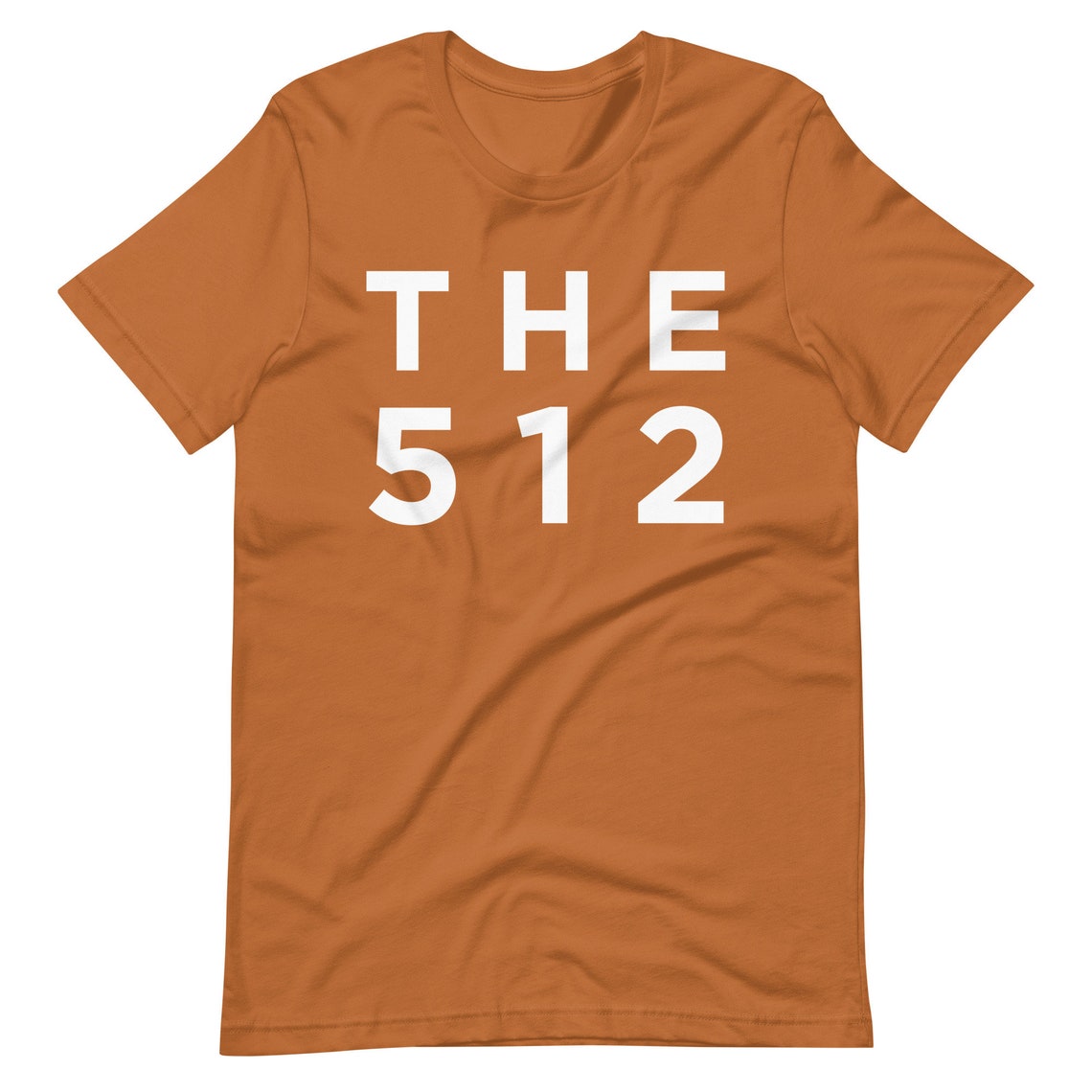 The 512 Austin Texas Black Graphic Tee with Bold White Print Design - Image 4