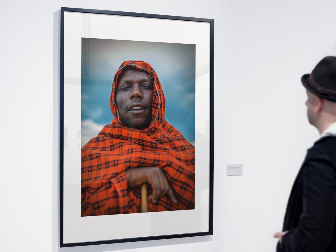Masai Masai Wall Art Masai Warrior Masai Art Masai Tribe Masai Photography Masai Man African Masai African Warrior Art Masai Gifts - Image 3