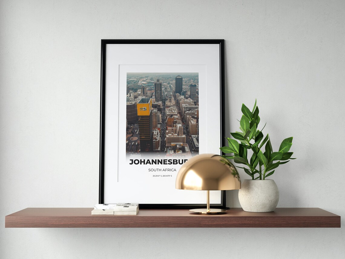 Johannesburg Travel Poster, South Africa City Print - Image 3