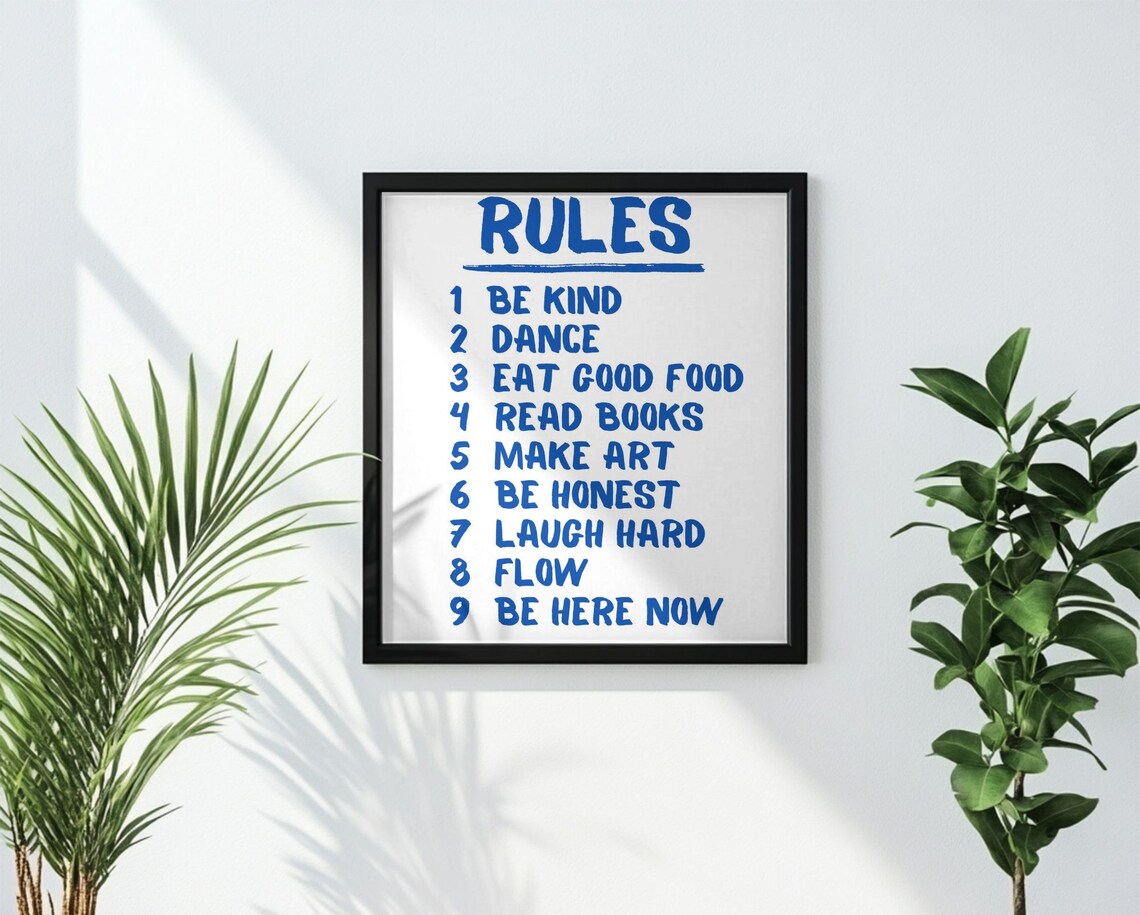 Minimalist Motivational Rules, Positive Life Quotes - Image 3