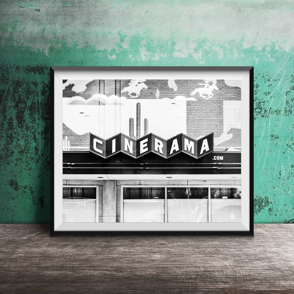 Cinerama Sign Photography Unframed Wall Art Print Movie Cinema Theater Theatre Room Home Decor Original Fine Art Print - Image 2