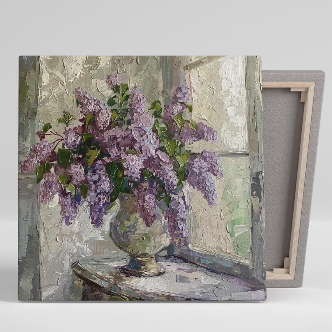 Lilac Bouquet, Impressionist Floral Art Print