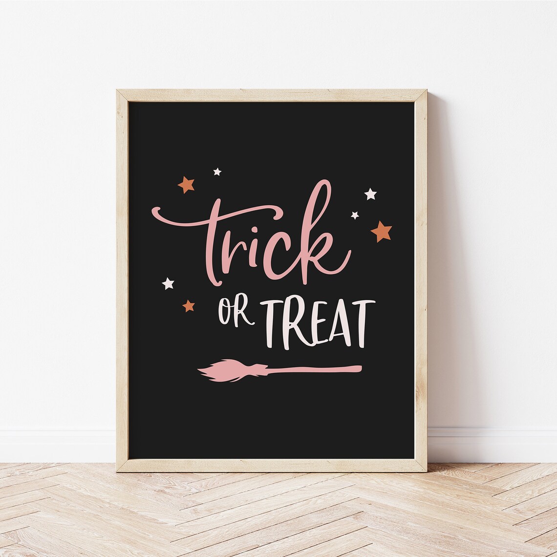 Halloween Trick Or Treat, Modern Holiday Poster