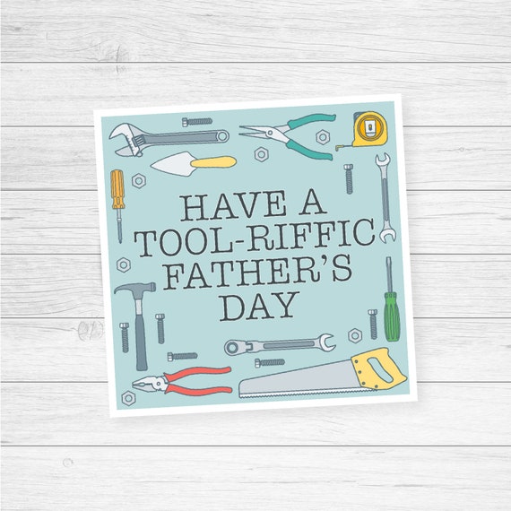 Father's Day Cookie Tag, Tool Gift Tag