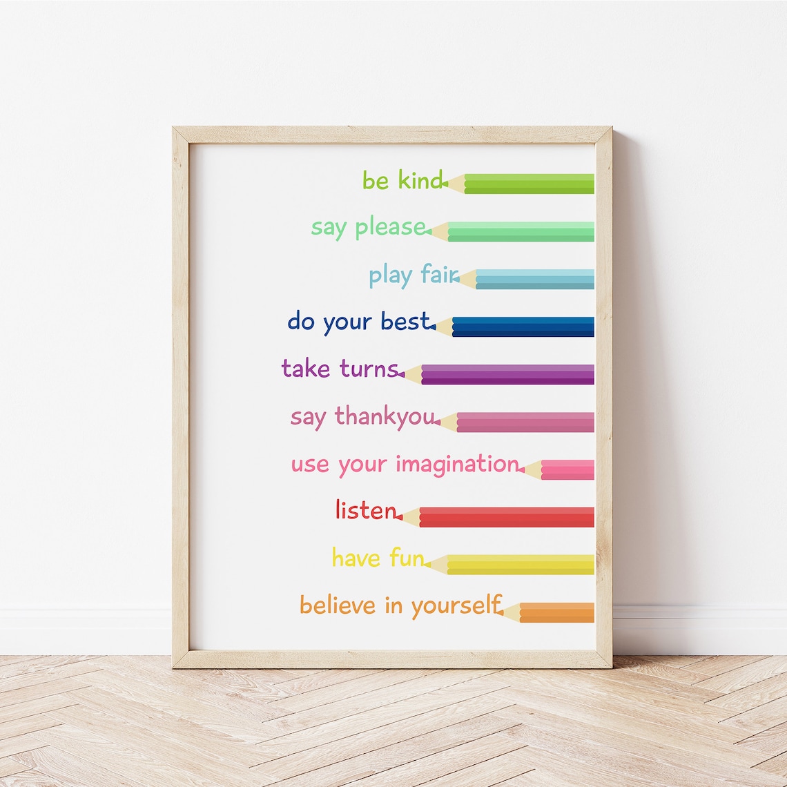 Playroom Rules Poster, Educational Poster - Image 2