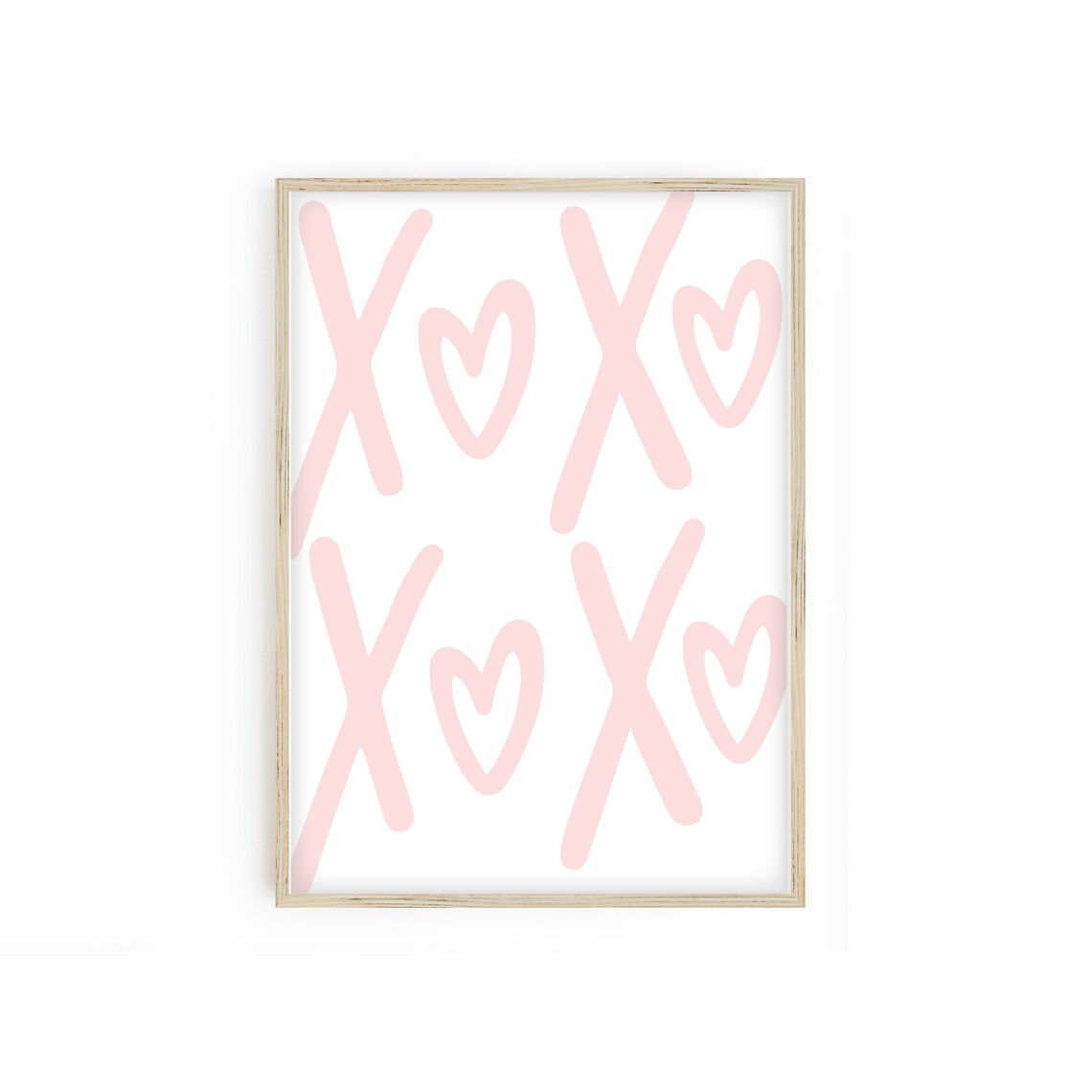 Valentine X And O Nursery Wall Art Poster - Image 2