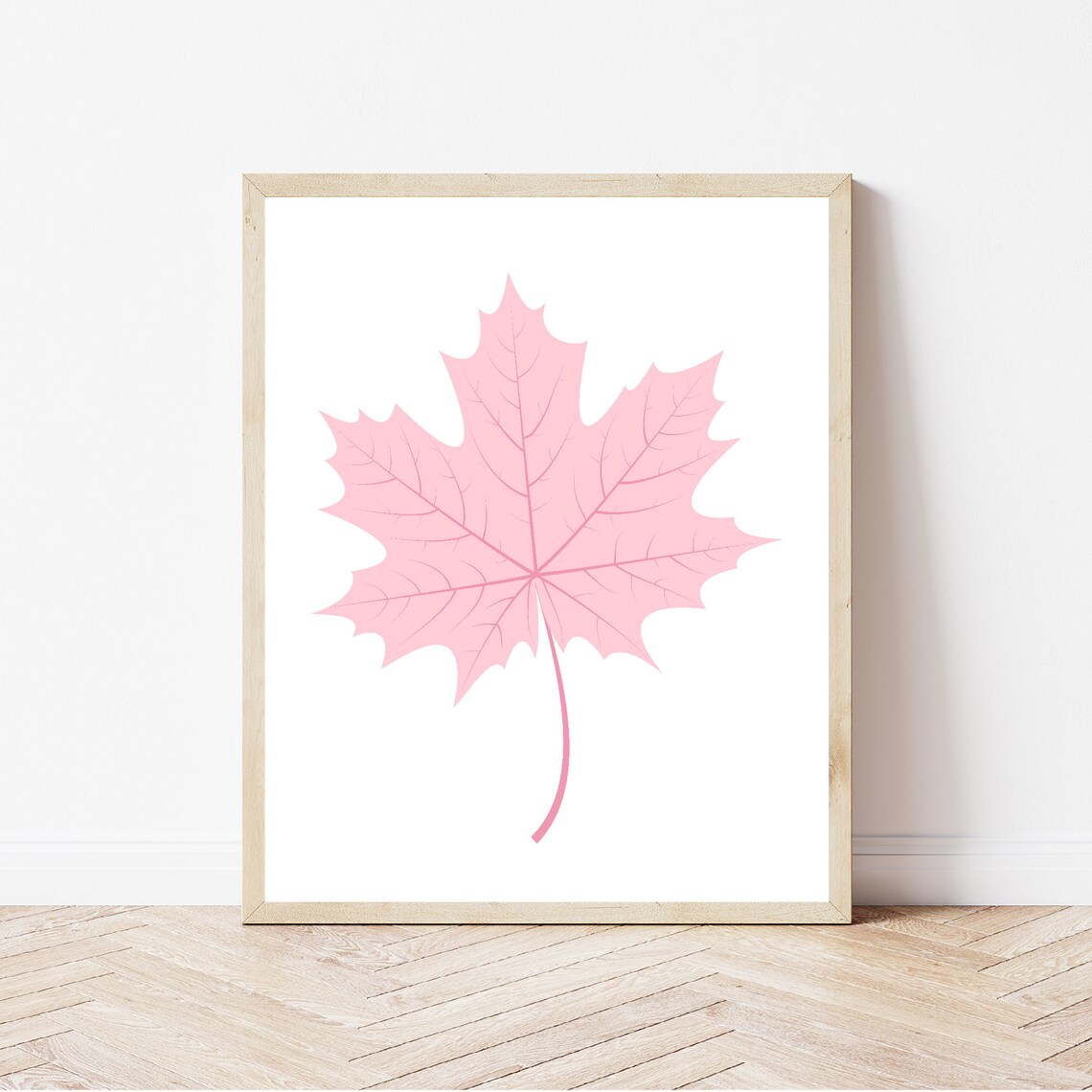 Autumn Maple Leaf Kids Fall Decor Art Print