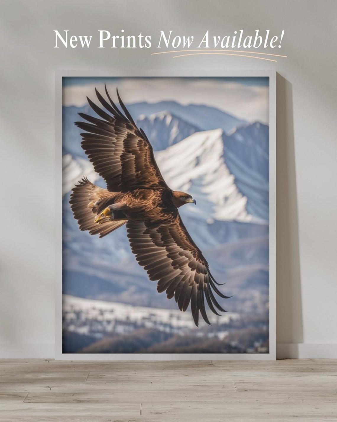 Soaring Eagle Wall Art Posters Cafe Decor Home World Poster Design