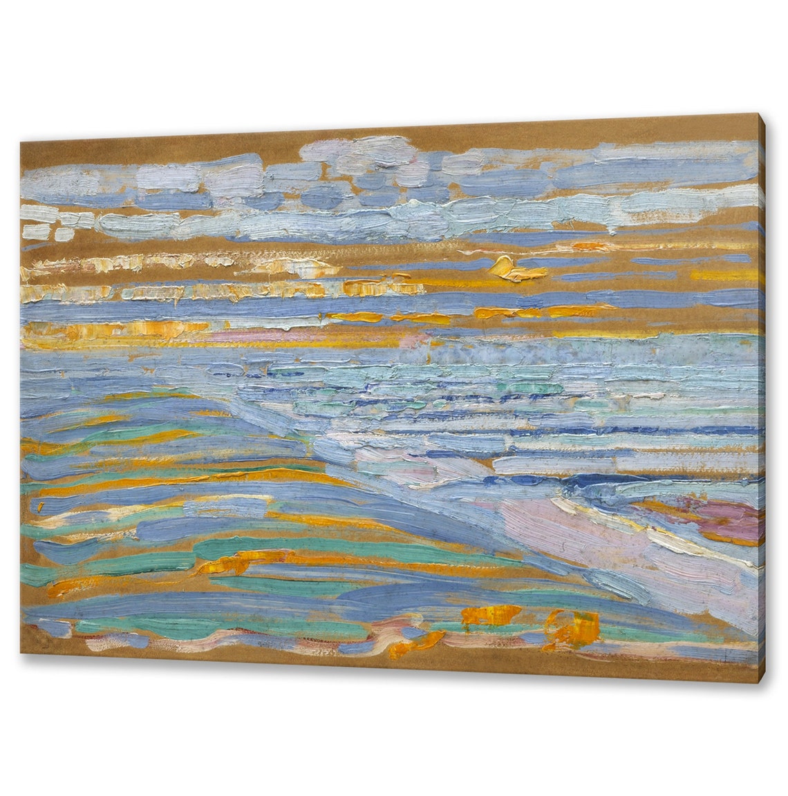 Piet Mondrian View From The Dunes Domburg 1909 Abstract Sea Poster