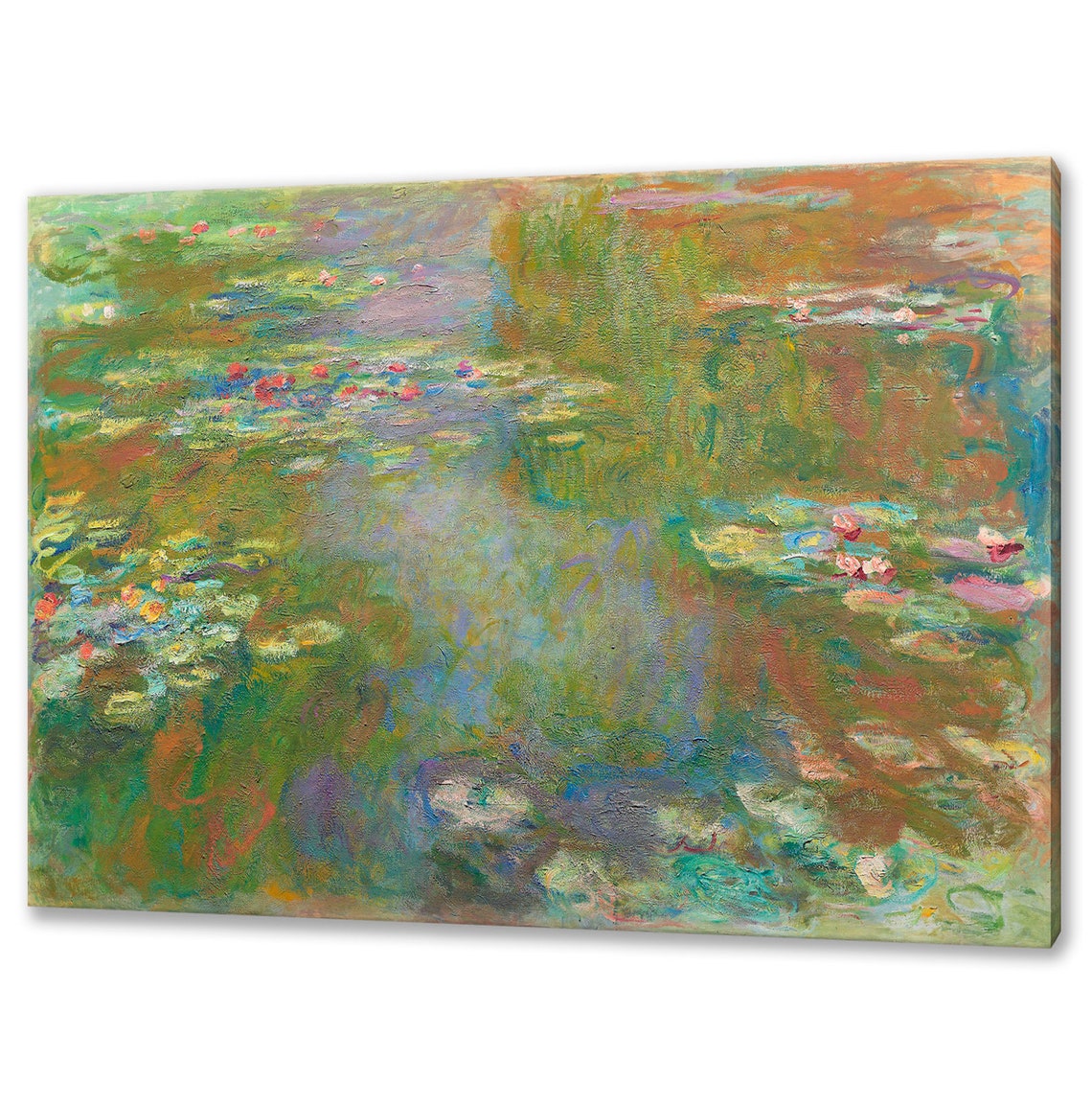 Claude Monet Water Lily Pond 1917 Abstract Reflections Color Art Print