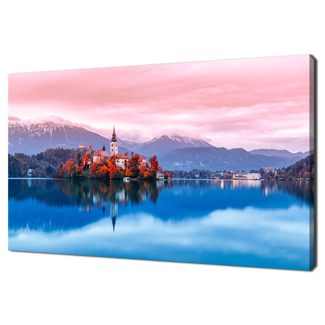 Bled Lake In Slovenia Modern Design Art Print
