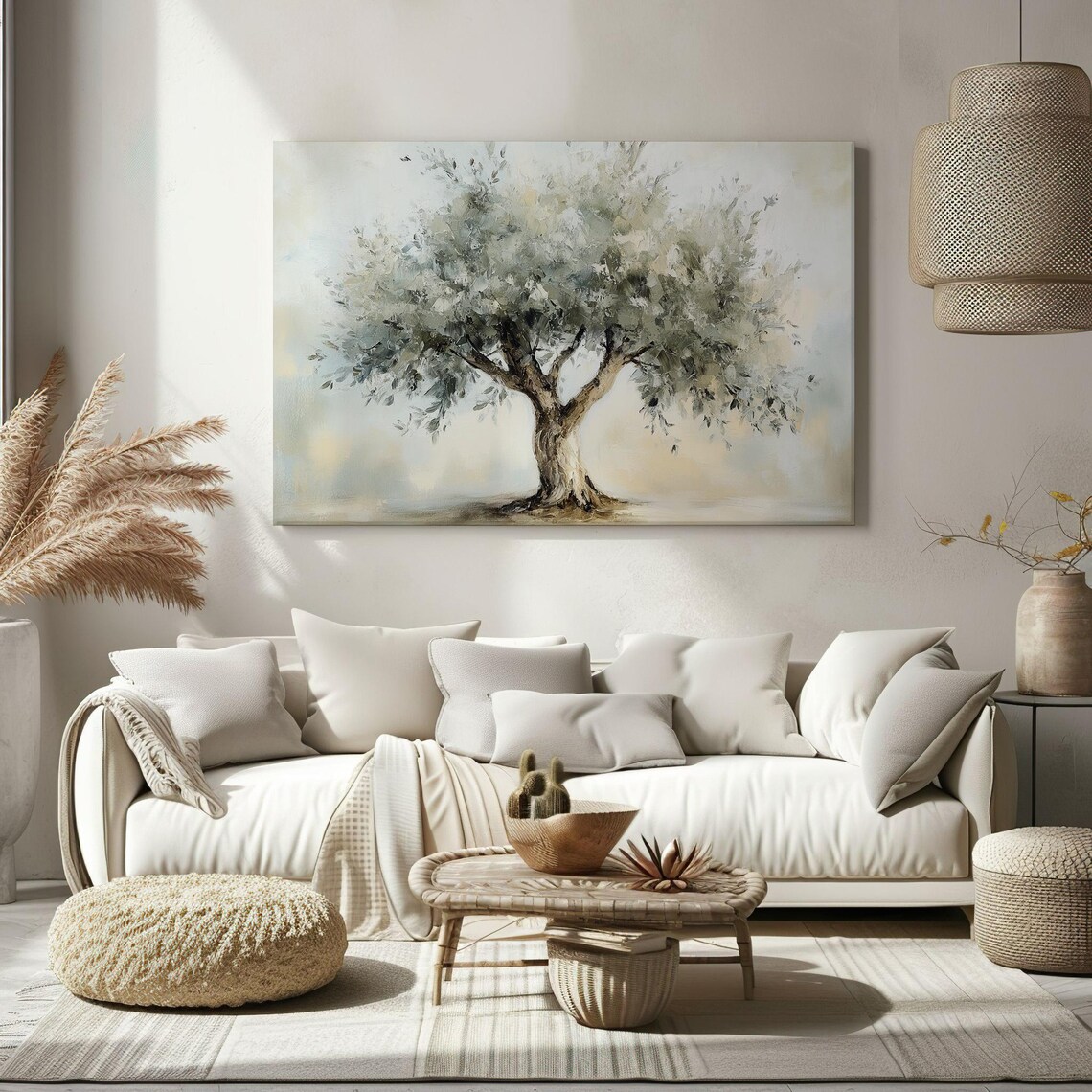 Sage Green Olive Tree Vintage Art Print, Farmhouse Decor - Image 3